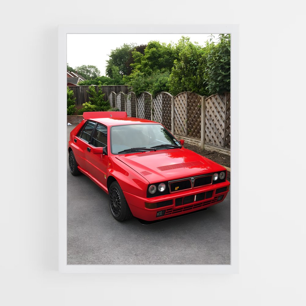 Poster Delta Drive – affiche Lancia (vue 3)